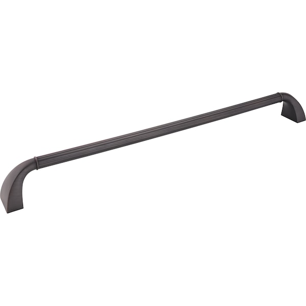 Jeffrey Alexander 18" Center-to-Center Brushed Oil Rubbed Bronze Cordova Appliance Handle Z281-18DBAC - main